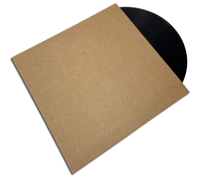 COUVERTURES POUR DISQUES 78 TOURS 10 POUCES CARTON BRUN CLAIR (20 pcs)