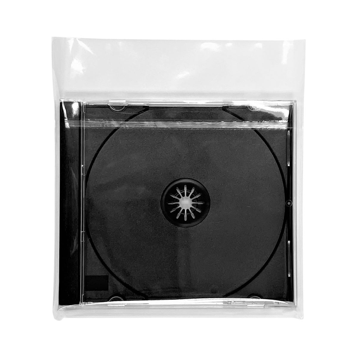 FUNDAS PARA ESTUCHES CD CON CIERRE ADHESIVO POLIPROPILENO DELUXE SLIM 100MY (100 uds.)