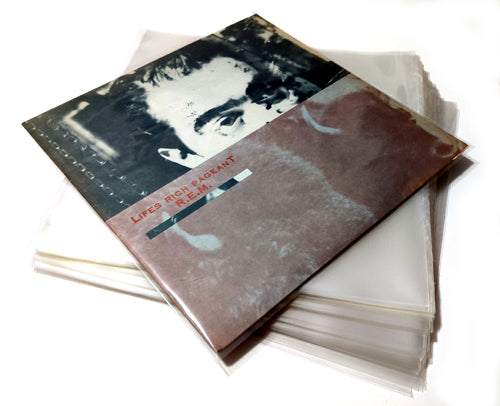 FUNDAS PARA DISCOS DE VINILO LP 33 RPM 12 PULGADAS POLIPROPILENO DELUXE 100 MY (100 uds.)
