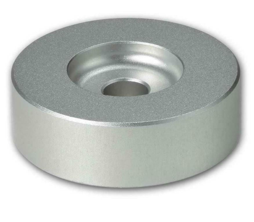 ADAPTER FÜR PLATTENSPIELER AUS STAHL FÜR 7-ZOLL-45-U/MIN-SCHALLPLATTEN