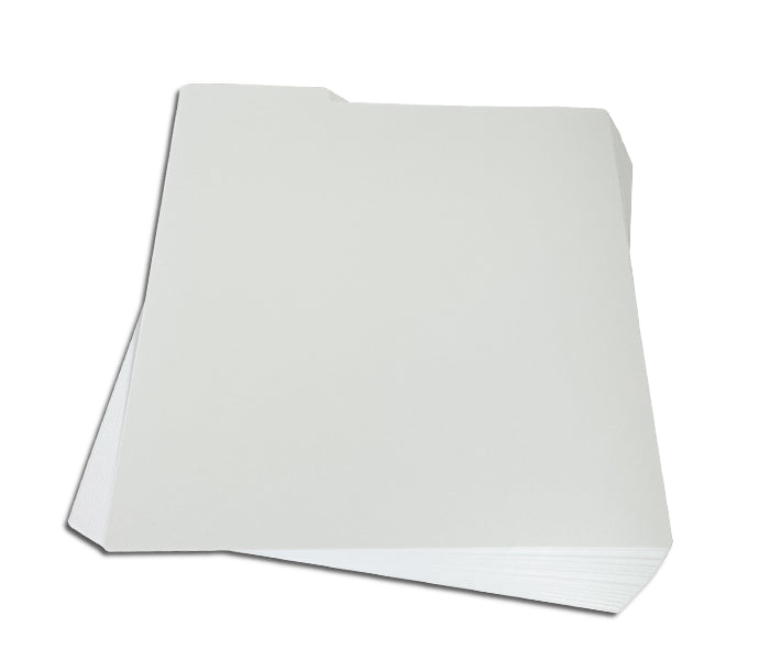 WEISSE KUNSTSTOFF-TEILER MIT ERHÖHUNG ZUM KATALOG 33 U/min 12" LP-SCHALLPLATTEN (20 Stk.)