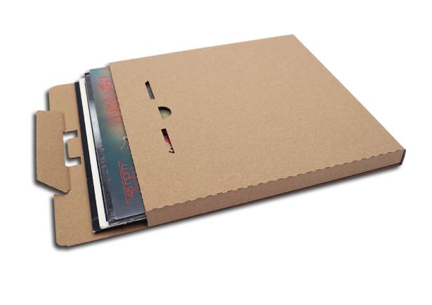 CAJAS PARA ENVÍO DE 3-6 DISCOS DE VINILO LP 33 RPM 12" (10 uds.)