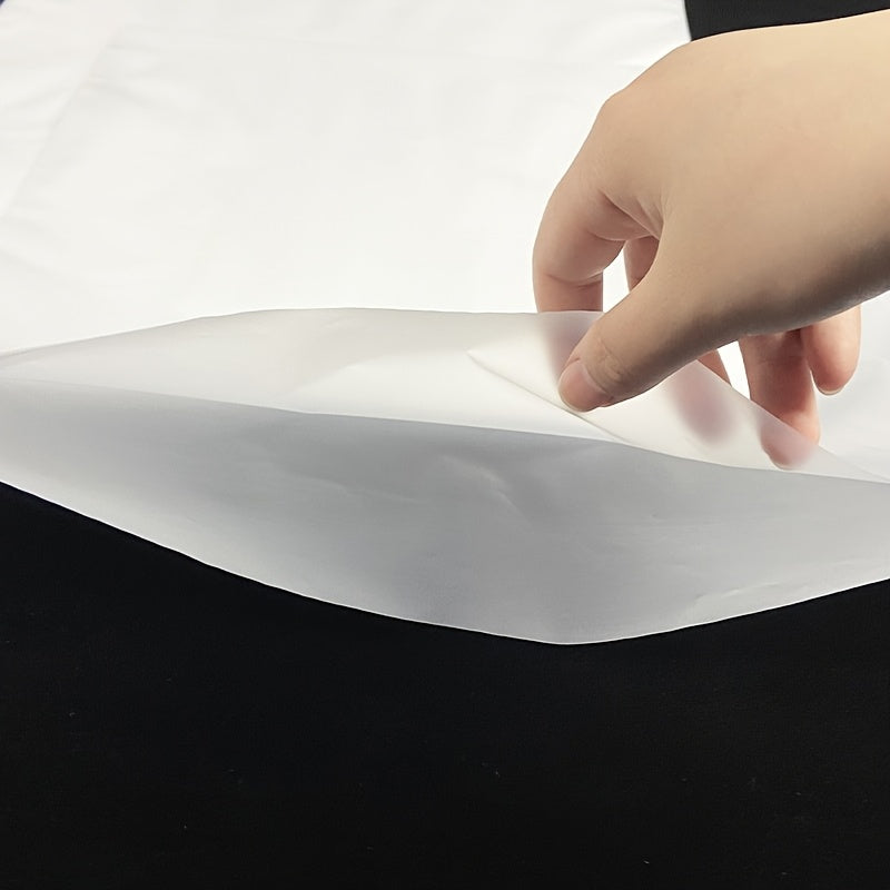 BUSTES ANTISTATIQUES TRANSPARENTES AVEC CÔTÉ ROND POUR DISQUES 7" 45 TOURS (50 pcs)