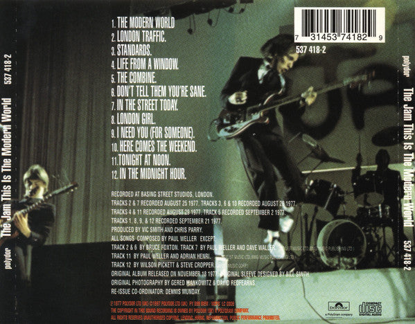 The Jam – This Is The Modern World - Cd