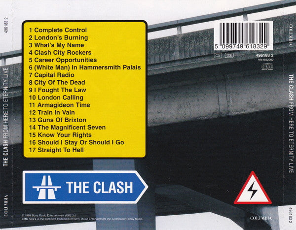 The Clash – From Here To Eternity Live - Cd