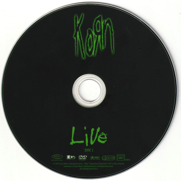 Korn – Live - 2Dvd