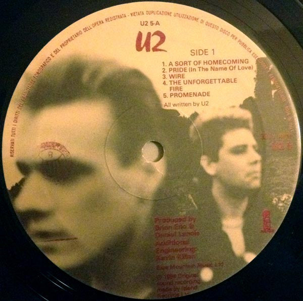 U2 – The Unforgettable Fire - Vinyl Lp
