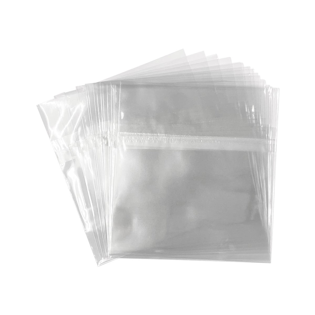FUNDAS PARA ESTUCHES CD CON CIERRE ADHESIVO POLIPROPILENO DELUXE SLIM 100MY (100 uds.)
