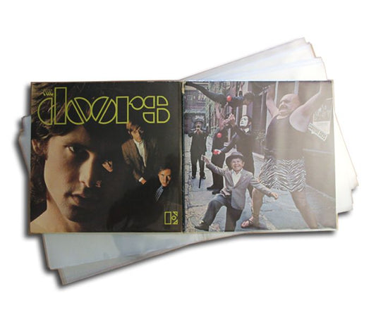 AUFBEWAHRUNGSBOXEN FÜR 12-ZOLL-LP-VINYLSCHEIBEN 33 U/Min AUS 100 MY PP (10 Stk.)