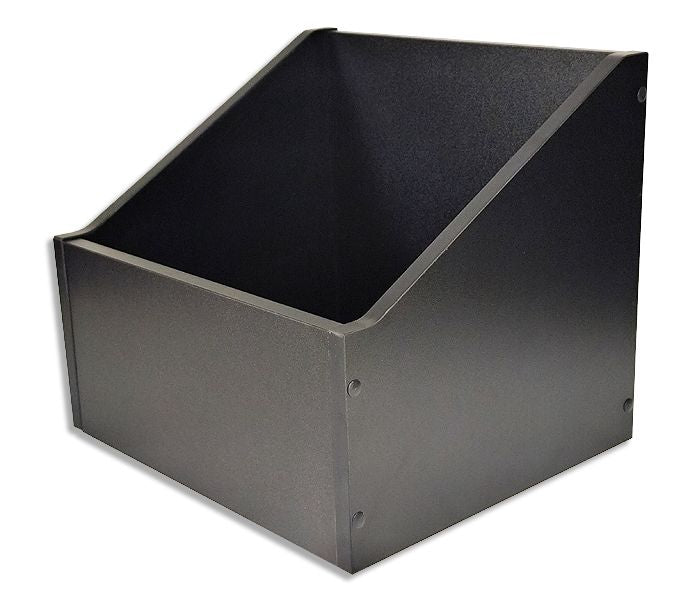DJ BOX CONTENITORE DI LEGNO NERO 70 DISCHI LP 33 GIRI VINILE 12 POLLICI