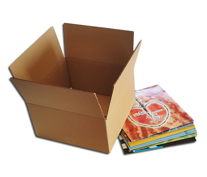 CAJAS PARA ENVÍO DE 50 DISCOS DE VINILO LP 33 RPM 12" (10 uds.)