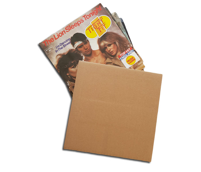 CAJAS PARA ENVÍO DE 1-5 DISCOS DE VINILO 45 RPM 7" (10 uds.)