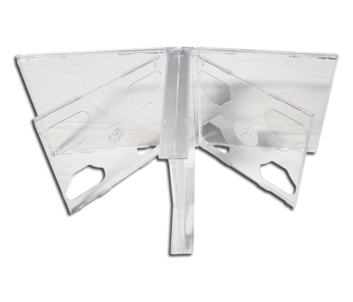 BOX JEWEL CASES TRANSPARENT FOR 6 CD/DVD (5 pcs.)