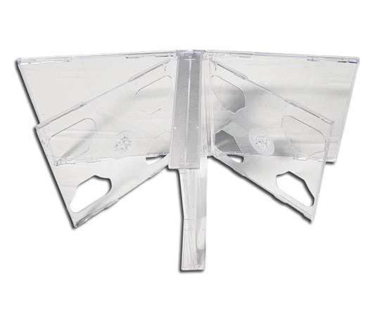BOX JEWEL CASES TRANSPARENT FOR 6 CD/DVD (5 pcs.)