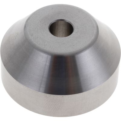KEGELFÖRMIGER PLATTENSPIELERADAPTER AUS STAHL FÜR SCHALLPLATTEN MIT 45 U/MIN