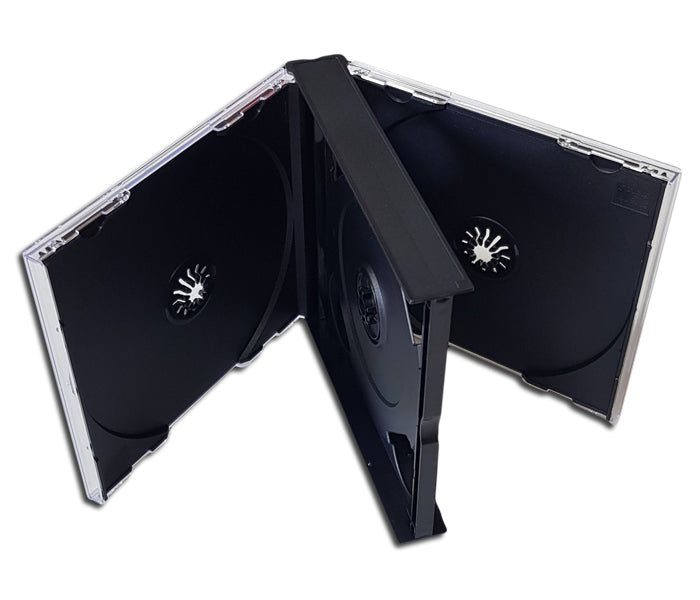 BOX JEWEL CASES FOR 3 CD/DVD (5 pcs.)