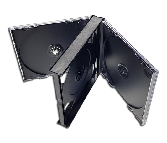 BOX JEWEL CASES FOR 4 CD/DVD (5 pcs.)