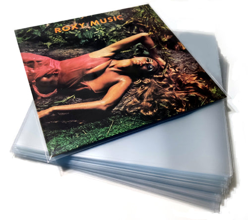 RECORD SLEEVES FOR VINYL LP 33 RPM 12INCH POLYPROPYLENE DELUXE 150 MY (100 pcs.)