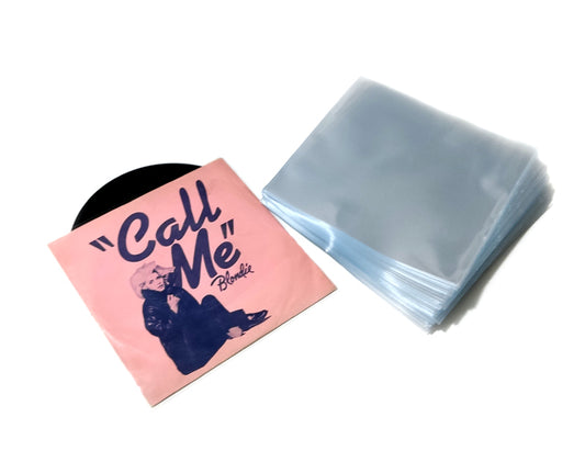 RECORD SLEEVES FOR VINYL 45 RPM 12INCH POLYPROPYLENE DELUXE 130 MY (100 pcs.)