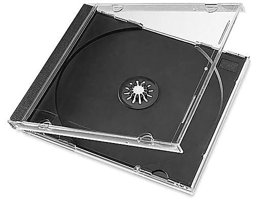CD JEWEL CASES BLACK (10 pcs.)