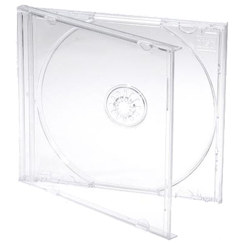 CD JEWEL CASES TRANSPARENT (10 pcs.)