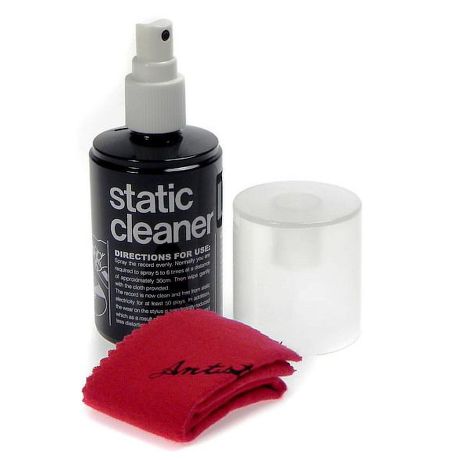 ANALOGIS STATIC CLEANER – ANTISTATISCHES FLÜSSIGKEITSSPRAY + TUCH ZUR REINIGUNG VON VINYLSCHALLPLATTEN